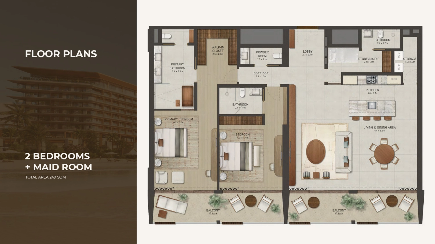 2 BR - Type B